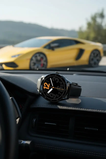 aigo Smart Watch for Men with Heart Rate Monitor Fitness Tracking Calorie Counter and Long Lasting Battery for iOS and Android Phones (Black) The Blue Coil