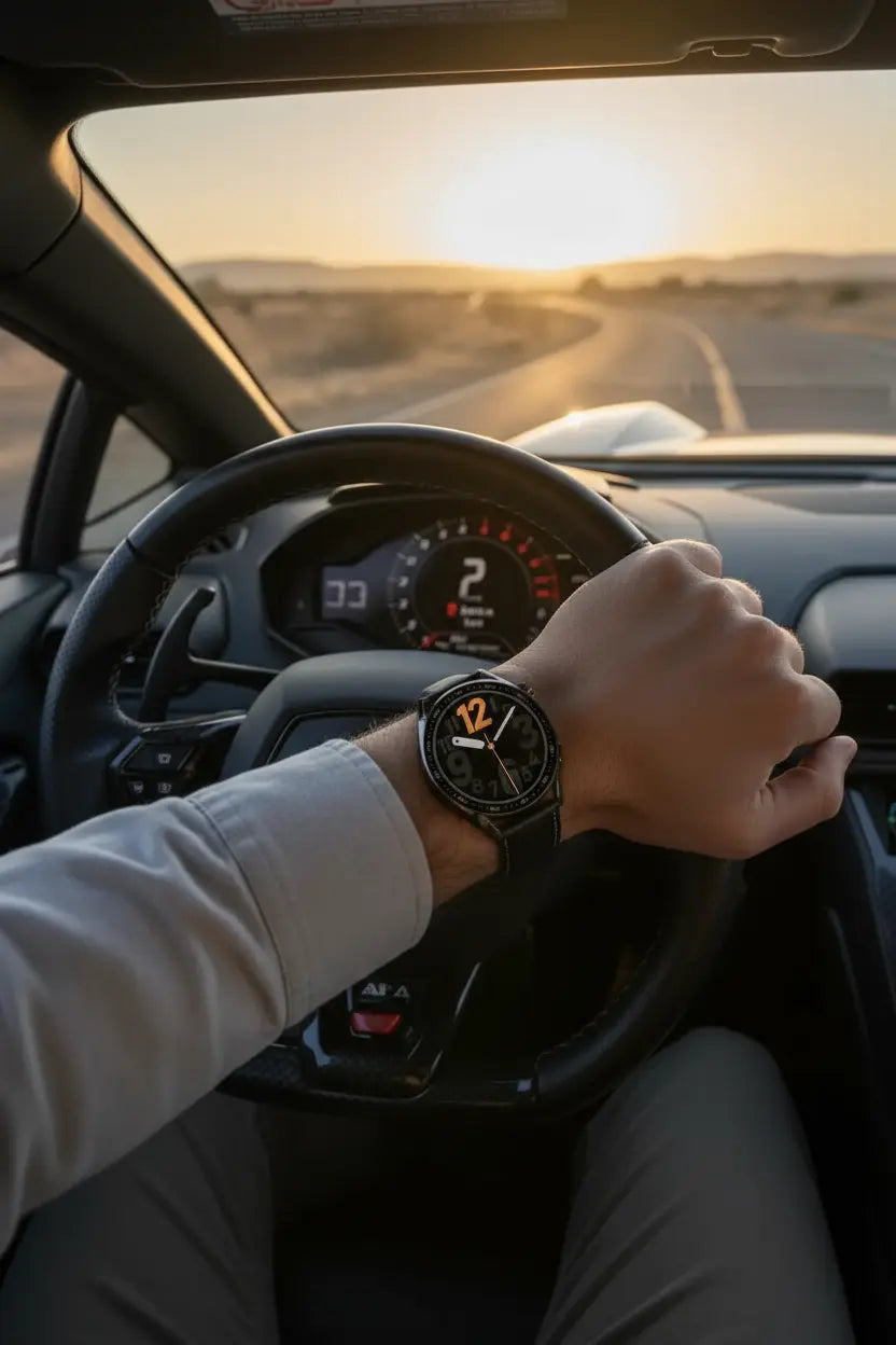 aigo Smart Watch for Men with Heart Rate Monitor Fitness Tracking Calorie Counter and Long Lasting Battery for iOS and Android Phones (Black) The Blue Coil