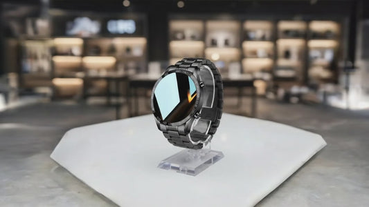 FILIEKEU Men Smart Watch for Android iOS Bluetooth Calls Voice Chat with Heart Rate/Sleep Monitor Fitness Tracker 1.3" Full Touch Screen IP67 Waterproof Stainless Steel Activity Tracker for Men